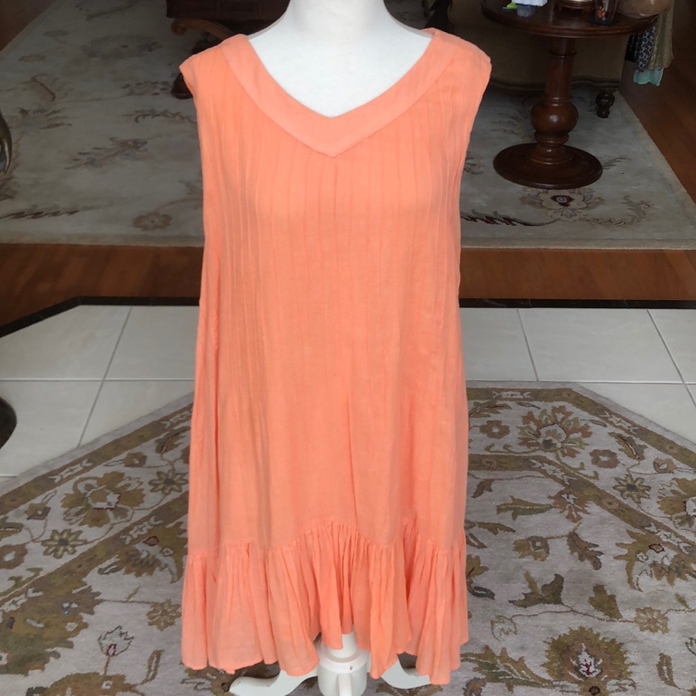 J.Peterman NWOT Peach dress
